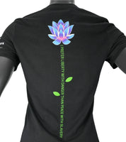 Prefer Peace with Danger Lotus Flower T-Shirt